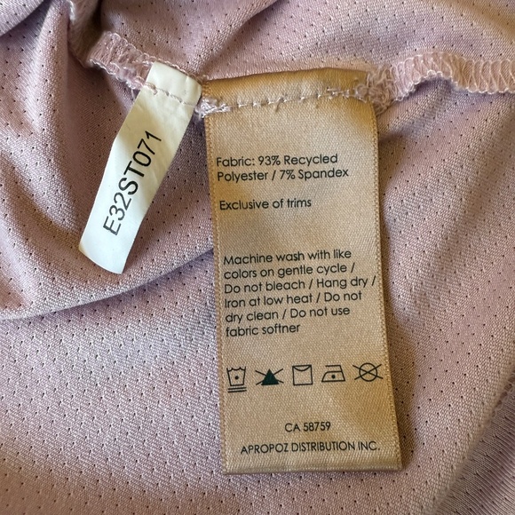 INDYEVA DIPORTO TOP UPF 30 SUSTAINABLE TIE FRONT QUICK DRY ATHLETIC WORKOUT M - Picture 11 of 11